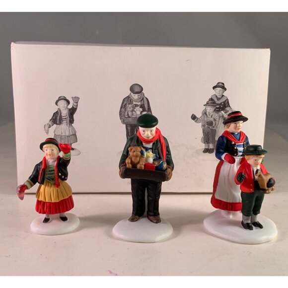 Dept 56 The Toy Peddler, Alpine Village Christmas Village Accessory from 1990 - Picture 2 of 8